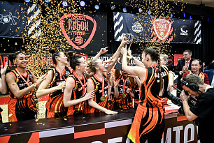 Баскетбольный клуб УГМК стал десятикратным обладателем Кубка России