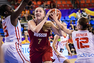 Баскетболистки УГМК заработали для сборной России 83 очка на турнире в Испании