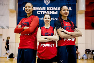 Баскетболистки БК УГМК на сборах национальной команды
