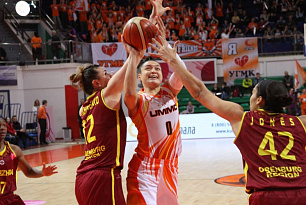 UMMC took down Nadezhda for the second time and secured the spot in the Play-offs