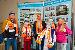 Баскетбольный клуб УГМК поддержал пациентов инфекционной службы ГКБ 40 Екатеринбурга