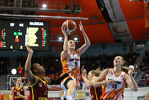 UMMC is going to face Dynamo Novosibirsk in the Quarterfinals 