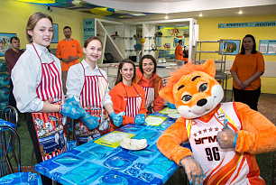 Breakfast with a champion: UMMC basketball players together with schoolchildren prepared a healthy breakfast